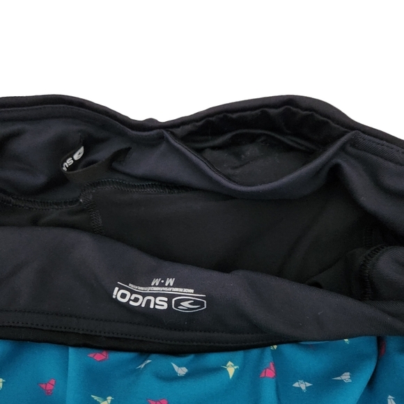 SUGOI  Women's Fusion Skort size medium teal with origami print - Picture 9 of 16